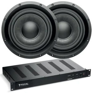 Focal 100 IWSUB8 Subwoofer Amp & 2 x Littora 1000 ICW SUB10 Subwoofers (Package) for sale