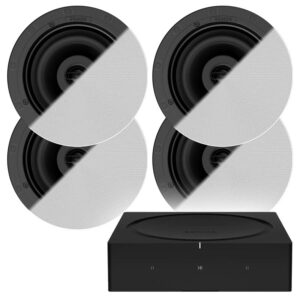 Sonos Amp & 4 x Sonos 6-Inch Ceiling Speakers for Sae