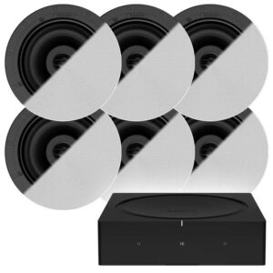 Sonos Amp & 6 x Sonos 6-Inch Ceiling Speakers for sale
